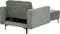 ALNES - Chaise longue - Groen - Stof