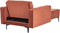 ALNES - Chaise longue - Rood - Polyester