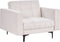 ALNES - Fauteuil - Off-white - Polyester