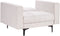 ALNES - Fauteuil - Off-white - Polyester