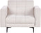 ALNES - Fauteuil - Off-white - Polyester