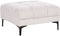 ALNES - Hoekbank met ottomaan - Off-white - Rechtszijdig - Polyester