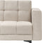 ALNES - Hoekbank u-vorm - Beige - Polyester