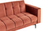 ALNES - Hoekbank u-vorm - Rood - Polyester