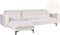 ALNES - Hoekbank - Wit - Rechtszijdig - Polyester
