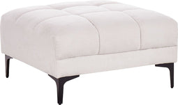 ALNES - Ottomaan - Off-white - Polyester