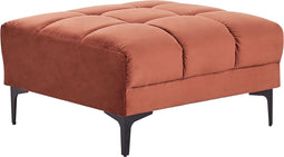 ALNES - Ottomaan - Rood - Polyester