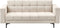 ALNES - Slaapbank - Beige - Polyester
