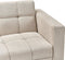 ALNES - Slaapbank - Beige - Polyester