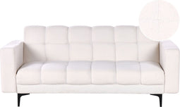 ALNES - Slaapbank - Wit - Polyester