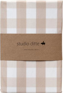 Studio Ditte Ruit Hoeslaken - 70 x 150 cm - Nude