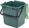 GFT-afvalbak – Ideaal voor het scheiden van afval – Multi-inzetbaar - 26 x 19,8 x 25,6 cm - 10L – Groen