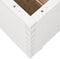 vidaXL - Plantenbak - 50x50x72 - cm - massief - grenenhout - wit