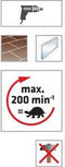 Alpen 0030000600100 Tegelboor 6 mm Gezamenlijke lengte 115 mm Cilinderschacht 1 stuk(s)