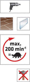 Alpen 0030000800100 Tegelboor 8 mm Gezamenlijke lengte 120 mm Cilinderschacht 1 stuk(s)