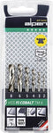 Alpen 100906100 HSS-E Metaal-spiraalboorset 6-delig Kobalt DIN 1897 Cilinderschacht 1 set(s)