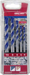 Alpen 25700005100 Granietboorset 5-delig 4 mm, 5 mm, 6 mm, 8 mm, 10 mm Cilinderschacht 1 set(s)