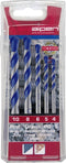 Alpen 25700005100 Granietboorset 5-delig 4 mm, 5 mm, 6 mm, 8 mm, 10 mm Cilinderschacht 1 set(s)