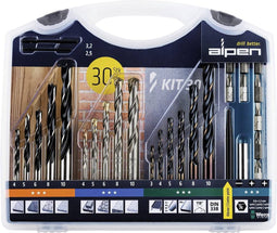 Alpen 800230100 Universeel boor assortiment 30-delig
