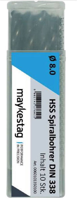 Alpen Metaalspiraalboor 19 mm HSScilindrische kolf per 10