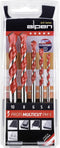 Alpen MultiCut 100705100 Carbide Multifunctionele boorset 5-delig 4 mm, 5 mm, 6 mm, 8 mm, 10 mm Cilinderschacht 1 set(s
