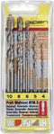 Alpen MultiCut 100805100 Carbide Multifunctionele boorset 5-delig 1/4 (6.3 mm) 1 set(s)