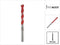 Alpen MultiCut 17200800100 Carbide Multifunctionele boor 8 mm Gezamenlijke lengte 120 mm Cilinderschacht 1 stuk(s)
