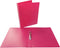 Alpha ringmap, voor ft A4, uit PP, 2 ringen van 25 mm, roze