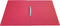 Alpha ringmap, voor ft A4, uit PP, 2 ringen van 25 mm, transparant rood