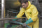 AlphaTec® 2300/132 - Chemische bescherming,Waterdichte overall,M,Geel