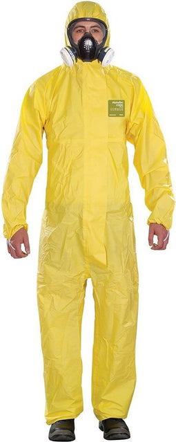 AlphaTec® 2300/132 - Chemische bescherming,Waterdichte overall,XL,Geel