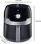 alpina Airfryer 3.5L - Heteluchtfriteuse 2 tot 3 Personen - Air Fryer met Instelbare Temperatuur van 80 tot 200°C - Hetelucht oven Airfryer Timer tot 60 Minuten - 1400W - Zwart