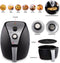 alpina Airfryer XL - Hetelucht Friteuse 3.2L - 80 tot 200°C - 1500W
