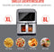 alpina Airfryer XXL - Airfryer Oven en Heteluchtfriteuse 8L - Instelbare Temperatuur 80-200°C - Timer 120 Min - 1800W - Digitaal Display - Zilver - Hetelucht Oven Airfryer