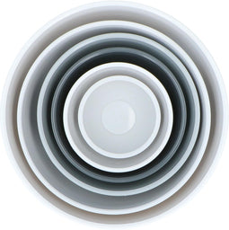 alpina Beslagkom - Mengkommen - Set van 6 Stuks - Bakspullen - Grijs