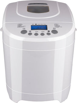 alpina Broodbakmachine - 450 tot 900 gr Brood - Timer - 12 Bakprogramma's - 600W - Wit