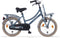 Alpina Cargo fiets - 16 inch - Steel Blue Matt - Transportfiets - Kinderfiets met rekje - Blauw
