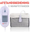 alpina Elektrische Deken en Voetenwarmer - Warmtedeken 1 Persoons - Bovendeken en Voetverwarmer met Temperatuurregelaar en Timer - Grijs/Beige