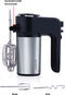 alpina Elektrische Handmixer - 230 V - 6 Snelheidsstanden - Elektrische Mixer - 400 W - 2 Gardes en 2 Deeghaken - met Opbergstandaard - Keukenmixer - ABS/ RVS - Zwart