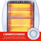 alpina Elektrische Kachel LQ001 - Halogeen Heater - 2 Warmtestanden - 800W