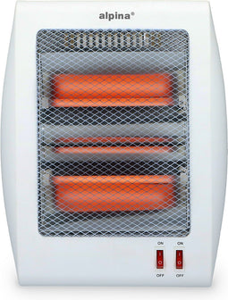alpina Elektrische Kachel - Straalkachel - 2 Standen 400 en 800 Watt - Kantelbeveiliging - Draagbaar