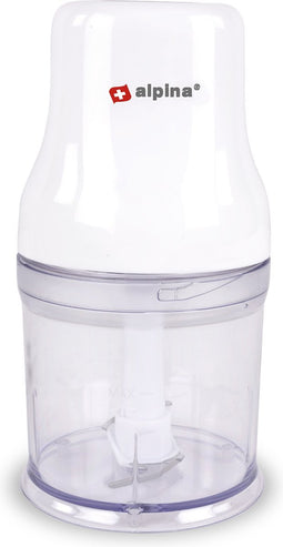 Alpina Hakmolen - 0,36L - 200 Watt - RVS - Vaatwasbestendig - Wit