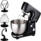 alpina Keukenmachine - Keukenrobot - 5L RVS Mengkom - 3 Accessoires - Zwart