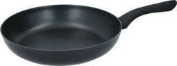 alpina Koekenpan 28 cm - Hapjespan met Anti-Aanbaklaag - Skillet voor Alle Warmtebronnen - Ook voor Inductie - PFOA-Vrij - Zwart