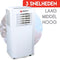 alpina Mobiele Airco - Airconditioner - Luchtontvochtiger - Ventilator met 3 Snelheden - 69 CM - 0,5 L Water Opvangbak - Afstandsbediening en Timer