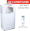 alpina Mobiele Airco - Airconditioner - Luchtontvochtiger - Ventilator met 3 Snelheden - 69 CM - 0,5 L Water Opvangbak - Afstandsbediening en Timer