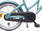 Alpina Ocean fiets - 18 inch - Soft Green Matt - Stadsfiets - Kinderfiets met mandje - Meisjesfiets - Groen