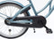 Alpina Ocean fiets - 20 inch - Dusk Blue Matt - Stadsfiets - Kinderfiets met mandje - Meisjesfiets - Blauw