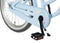 Alpina Ocean Meisjesfiets - 20 inch - Ice Blue Matt - Beach Cruiser - Kinderfiets met mandje - Blauw
