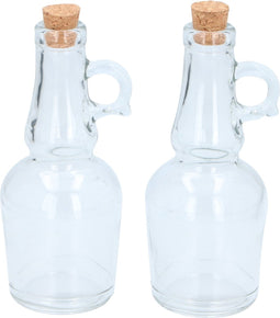 Alpina Olie- En Azijnfles 250 Ml 18 Cm Glas Transparant 2 Stuks